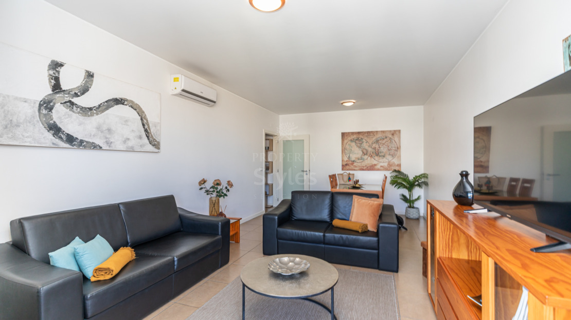 Fantastic fully furnished and equipped one-bedroom apartment with sea views in Praia do Forte Novo, Quarteira.
